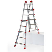 Scala in alluminio telescopica peppina gigante gierre 5+5 altezza max 481