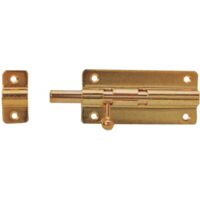 Imof catenacciolo piatto ottone nichelato 60 mm catenaccio porte porta