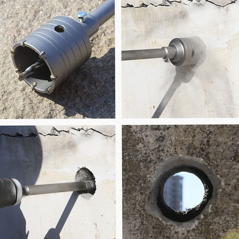 Scie à Cloche Trépan Béton avec Adaptateur SDS Plus 110 mm