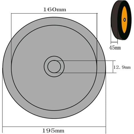 Memkey 2 x Roues Tondeuses 53 dents Roue motrice pour Husqvarnaa Electrolux, McCulloch, Rally et autres tondeuses à gazon