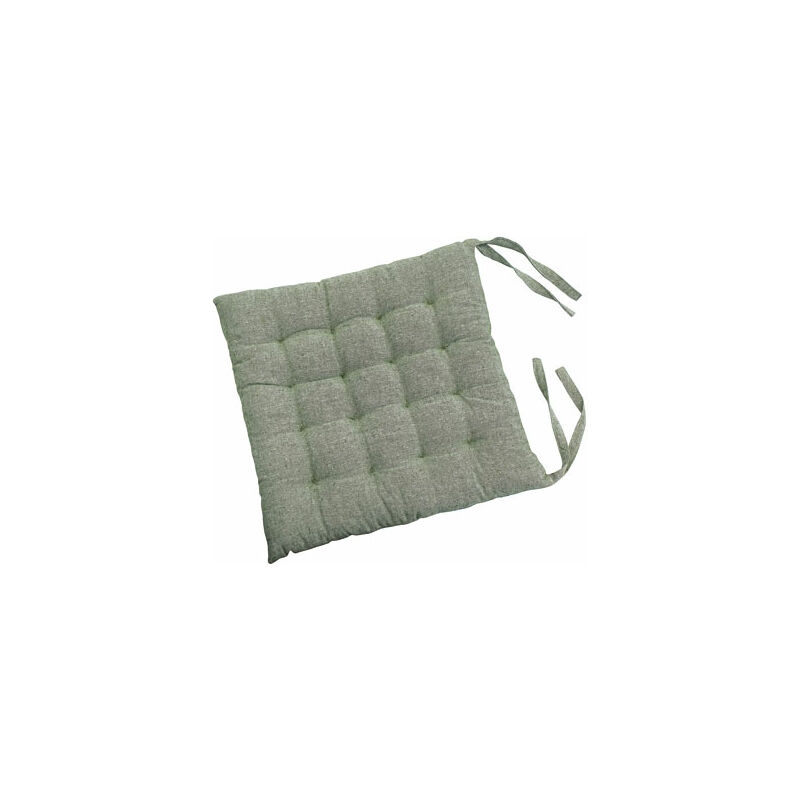 CUSCINO PER SEDIA IN COTONE 40X40 CM VERDE OLIVA - CP3