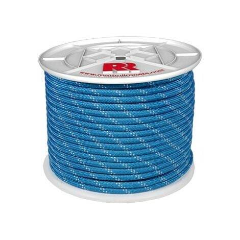 CORDA IN POLIESTERE INTRECCIATA CON ANIMA Ø 10 MM 100 MT BLU - 429014000922