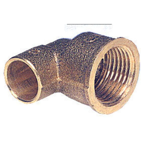 Parker 90 Elbow, Brass, 1/4 In Pipe Size, FNPT 4-4 FE-B