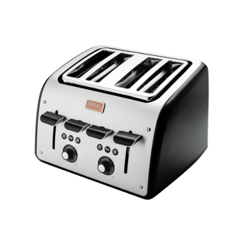 Little Balance 8698 Grille-Pain 4 Fentes XXL Inox – 1600 W, 2 Zones Indépendantes, Design Premium