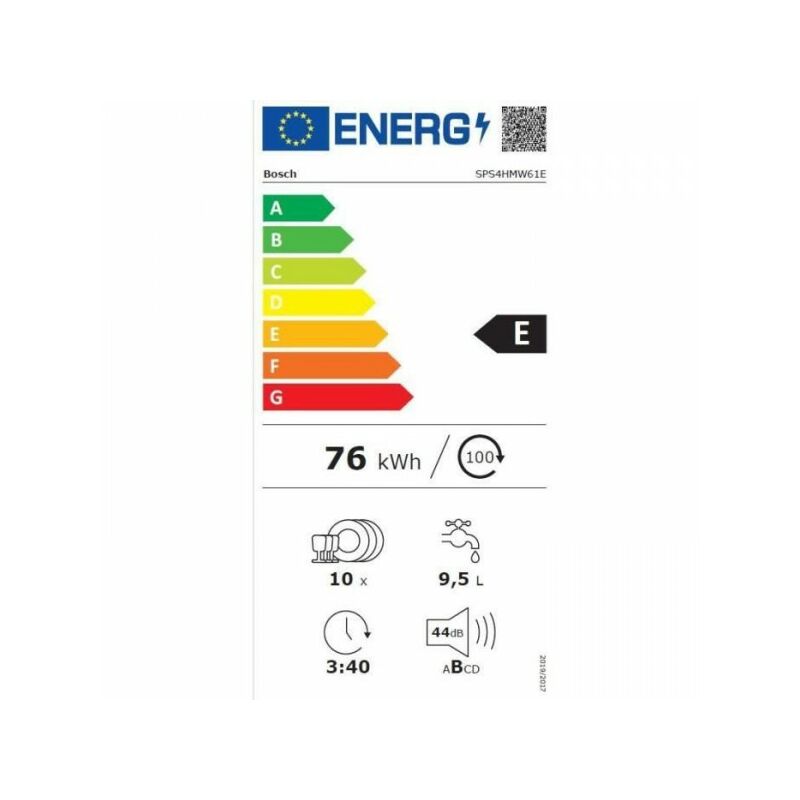 BOSCH Série 4 Lave-vaisselle pose-libre 45 cm Blanc - SPS4HMW61E moins cher  