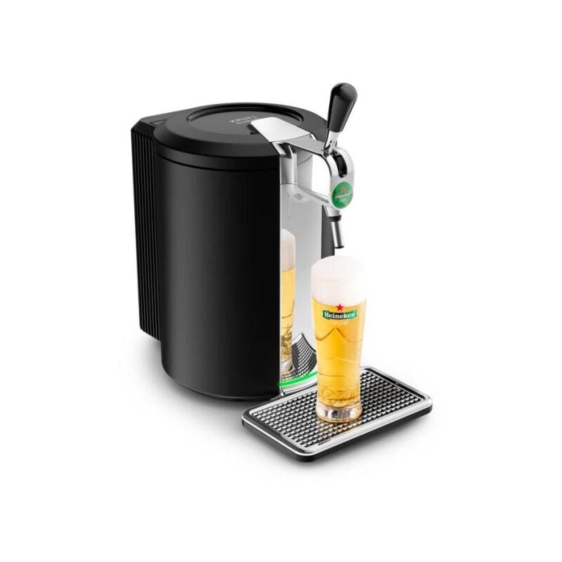 Machine a Biere - Tireuse KRUPS Beertender Compact Machine biere pression,  Compatible fûts de 5 L, Température parfaite, Biere fraîche et mousseuse VB