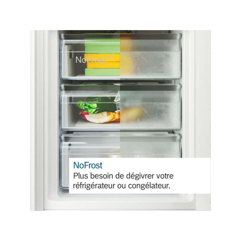 Bosch Réfrigérateur combiné 70cm 440l nofrost - KGN49AIBT