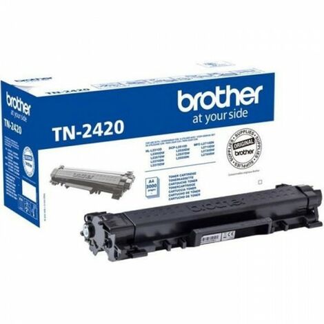 Cartouche de toner noir haute capacité TN2420 - BROTHER - Laser - 3000 pages (1/2)