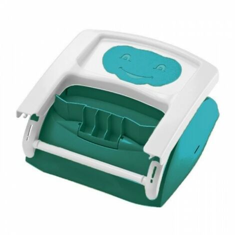 THERMOBABY Pot Rigolo Vert Émeraude - Pot D'Apprentissage Amusant Et Stable Pour Bébé