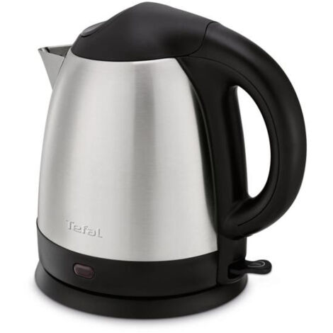 Tefal Thermo Protect, Bouilloire électrique 1500W, Safe to Touch double paroi inox, Arrêt auto avec témoin lumineux, Ouverture à une main, Nettoyage facile, Réparabilité 15 ans, Beige/Inox, KO140BE0