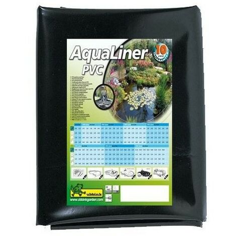 Ubbink Bâche d'étang AquaLiner 4 x 5 m PVC 0,5 mm 1331950 403734 (1/4)