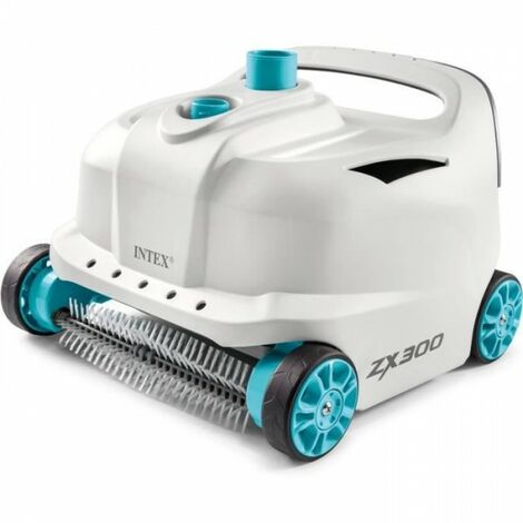 Intex – Robot aspirateur piscine ZX300 – Nettoyage fond et parois – Compatible piscines tubulaires – Turbine à eau et brosses intégrées (1/2)