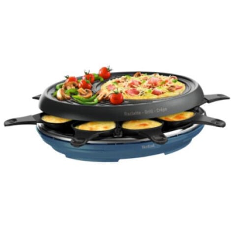 Appareil a Raclette TEFAL 3en1, Colormania , Grill et Crepes, 8