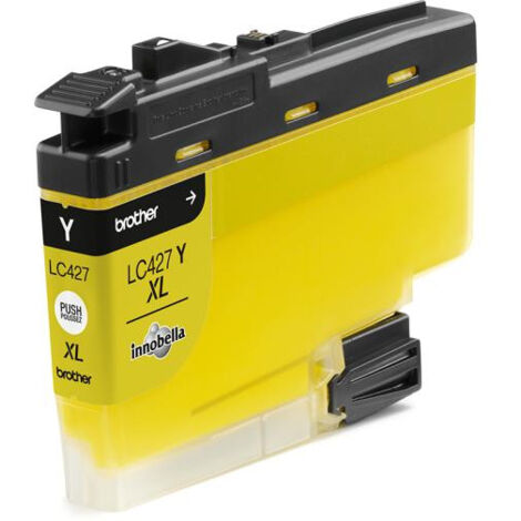 Cartouche d'encre LC427XLY - BROTHER - Jaune - 5000 pages - Pour Brother MFC-J6955DW, MFC-J6957DW, MFC-J5955DW et HL-J6010DW (1/4)
