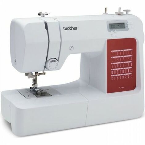 Machine à coudre électronique 40 points – Système d'enfile-aiguille – Écran LCD – Éclairage LED – Pour couture précise et professionnelle – Brother - CS10s
