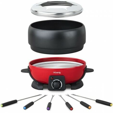 FAGOR FGF800 Appareil à fondue 1.6L - 8 personnes - 800W - Thermostat réglable avec