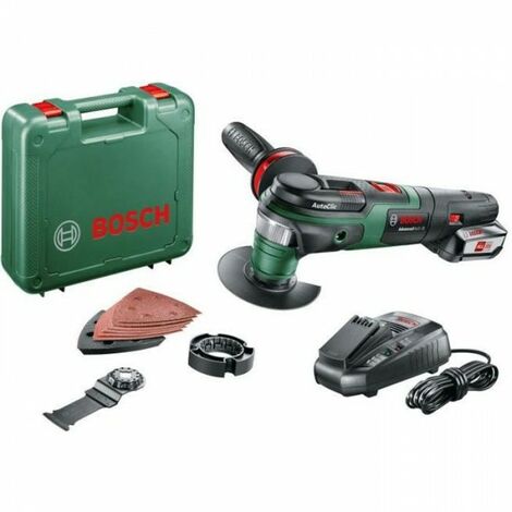 Outil multifonctions sans fil Bosch - AdvancedMulti 18 avec set d'accessoires (Livré avec 1 batterie 18V - 2,5Ah + chargeur) (1/5)