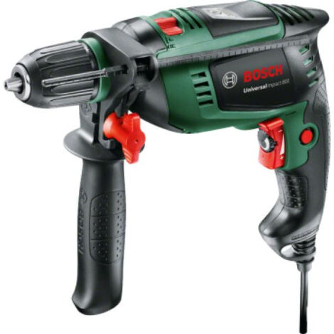 Perceuse a percussion filaire Bosch - UniversalImpact 800 (800W, béton 14mm, bois 30mm, livré avec accessoires) (1/4)