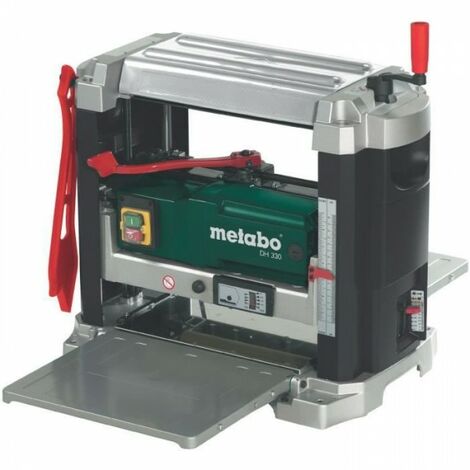 Metabo – Rabot de chantier 1800 W – Réglage précis de l'épaisseur de copeau – Pour bois dur – Moteur puissant pour rabotage rapide