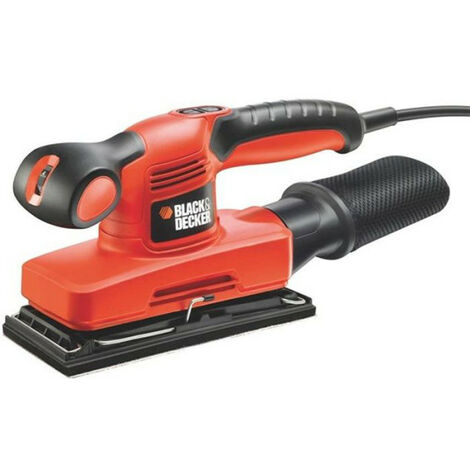 Ponceuse Vibrante 1/3 Feuille Filaire 240W BLACK+DECKER ( Livrée en Coffret + 5 Abrasifs) - KA320EKA-QS (1/3)