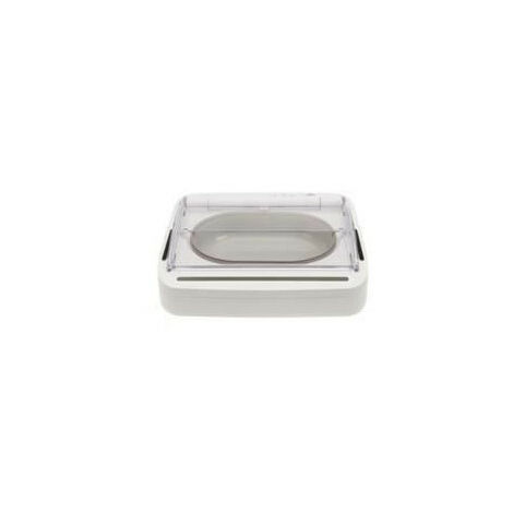 SUREFEED Distributeur de nourriture automatique pour chat anti-odeur - Blanc (Livré avec un bol simple)