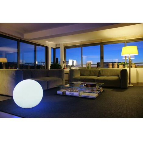 LUMISKY - Boule lumineuse filaire pour extérieur LED - blanc BOBBY - Ø60cm culot E27 (1/4)