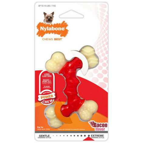 Nylabone jouet à mâcher pour chiot au bacon main image 1