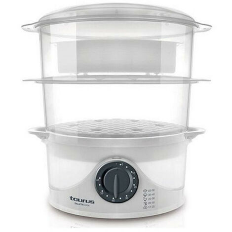 Kiwi 953 KFS2903 Cuiseur Vapeur Électrique 5 L – 500 W, Cuisson Saine Et Facile Avec Minuterie