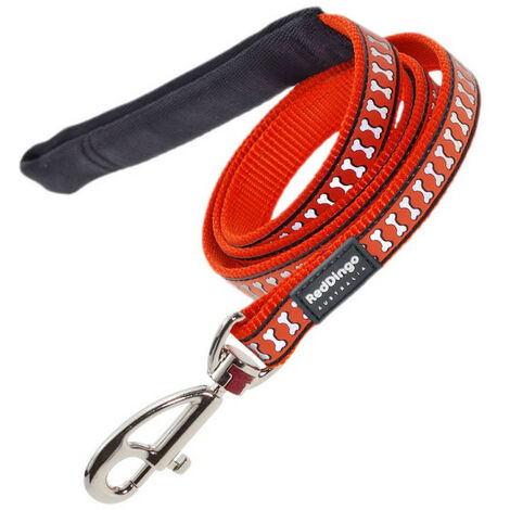 SUPER LAISSE IMPRIME REGLABLE BONE YARD MARRON -CHIEN RED DINGO