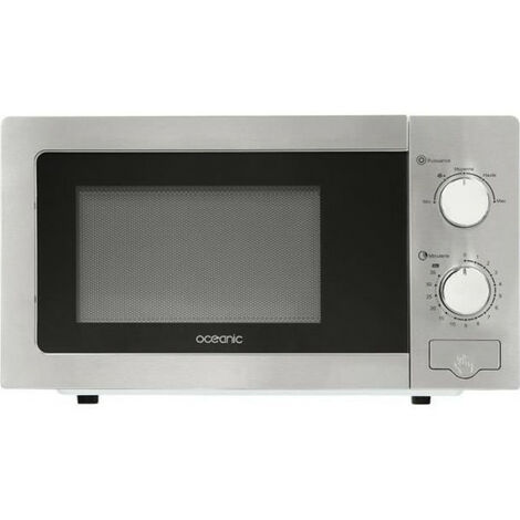 Micro-ondes monfonction OCEANIC MO20S Silver L45x H24 x P32,1 cm 20L (1/5)