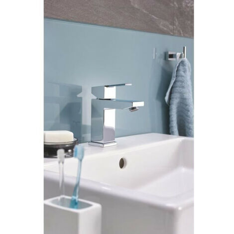 Duravit Mitigeur Lavabo S MinusFlow Manhattan Bec 95 Mm Sans Vidage Chrome 64430266