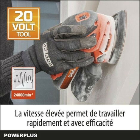 Ponceuse Multifonctions Sans Fil V Dual Power Powdp Orange