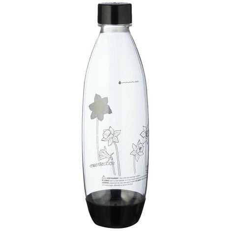 Sodastream : Bouteilles > Bouteilles en plastique d'1L > 2x 1l Bouteille  Regular Noire