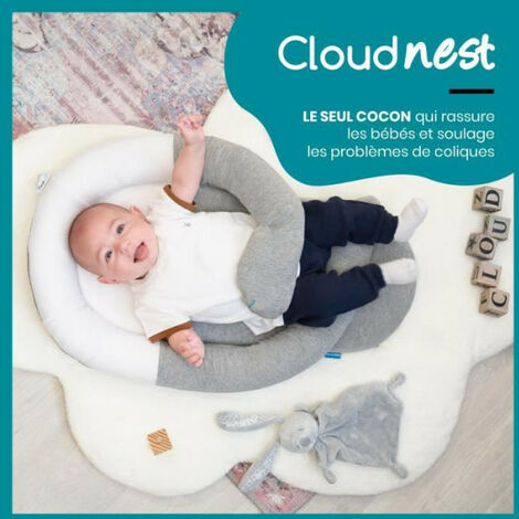 Bouillotte Bébé Anti-colique – Ceinture Chauffante En Coton Avec Noyau De Haricots Rouges – Lavable Et Sans Danger