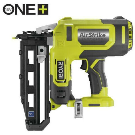 RYOBI - Cloueur de finition 16G a air comprimé 18V ONE+ pointe de 19 a 64 mm, chargeur 100 pointes + 500 pointes - R16GN18-0 (1/3)