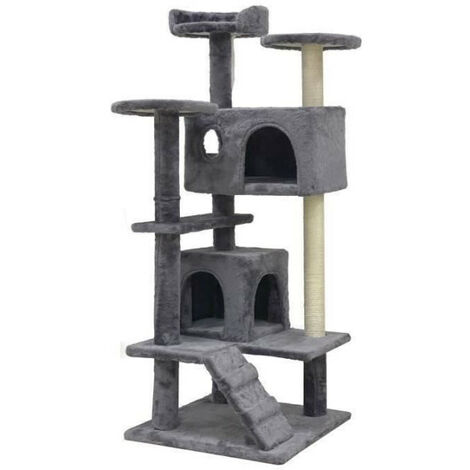 Arbre à Chat Jasper Gris Anthracite - Grand Griffoir Pour Chat - Occasion