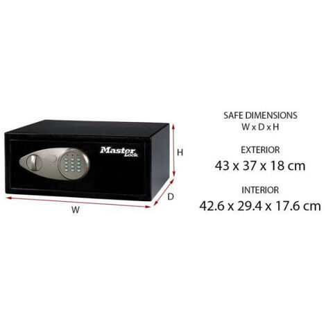 Coffre-fort Master Lock coffre-fort à combinaison électronique