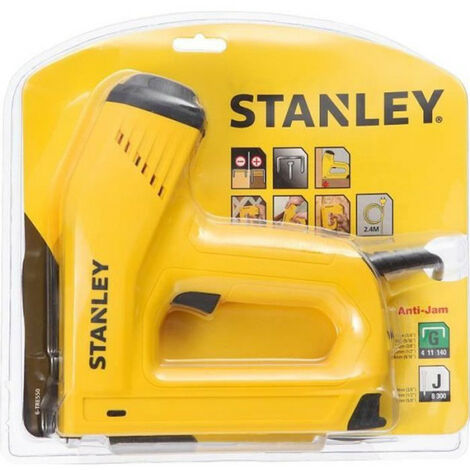 Agrafeuse électrique STANLEY - 6-TRE550 avec câble de 2,5 m pour agrafe de type G et clous de type J - Gamme PRO (1/4)