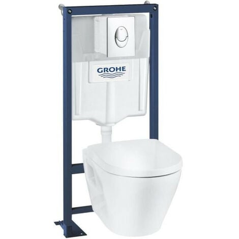 GROHE Abattant WC fermeture frein de chute Bau Ceramic Blanc alpin