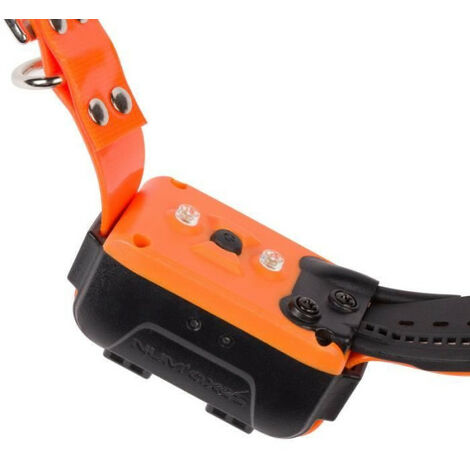 Collier De Dressage CANICOM NUM'AXES - Orange, Avec Bip Et Stimulation électrostatique, étanche, Autonomie 7 Mois