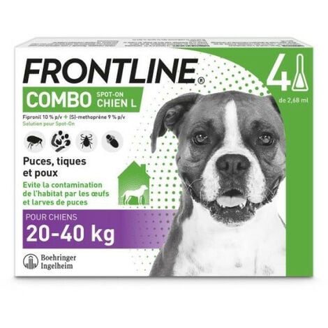 Fiprotec combo - Spot-on pour petits chiens 2- 10 kg , 3 pipettes