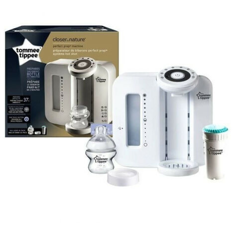 Préparateur De Biberons Tommee Tippee Perfect Prep - Prépare Un Biberon En 90 Sec, Eau Filtrée Antibactérienne - Application Connectée - Bleu Ardoise