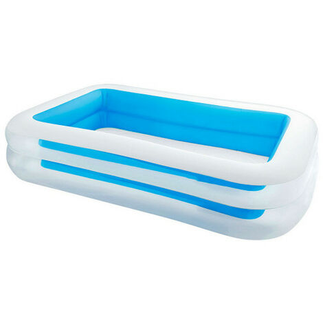 Piscine Hexagonale Gonflable Intex Ocean Reef 191x178x61cm - Sans Phthalate Pour Enfants
