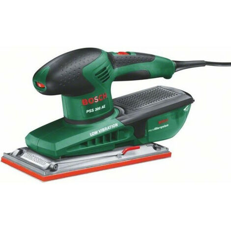 Bosch – Ponceuse vibrante 250W – Surface de ponçage 264 cm² – Filaire pour ponçage précis – Coffret inclus - PSS 300 AE