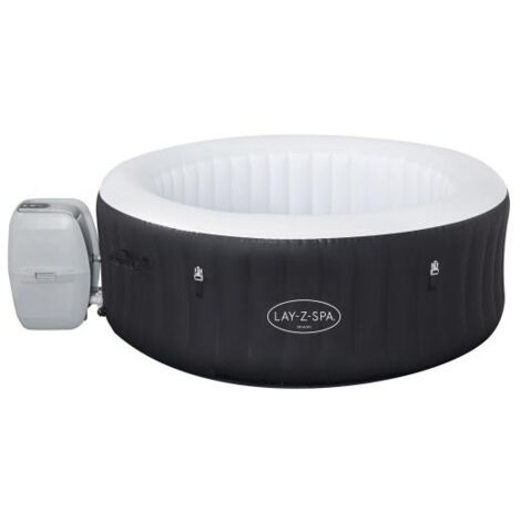 Spa gonflable BESTWAY - Lay-Z-Spa Miami - 120 airjets - 180 x 66 cm - 2 a 4 places - Rond (couverture, cartouche, diffuseur) (1/5)