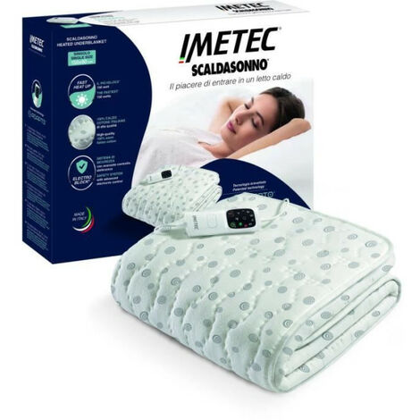 Todeco - Surmatelas Chauffant, Chauffe Lit, Couverture chauffante  Electrique pour lit 2 Places avec 3 Niveaux de Température, Protection  Contre la Surchauffe, 160 x 140 cm : : Cuisine et Maison