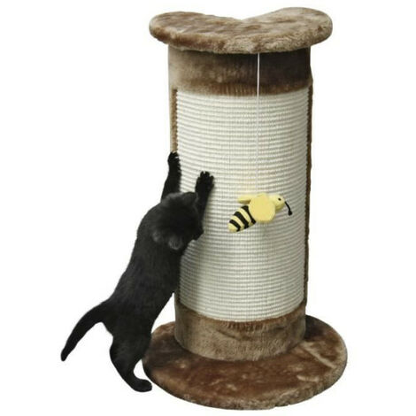 KERBL - Poteau griffoir tronc - angulaire 58cm - Brun (1/3)