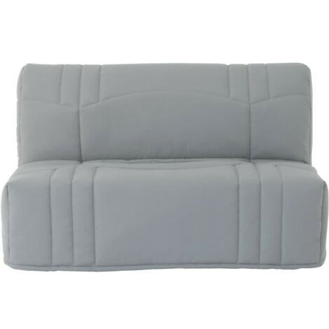 Banquette BZ DREAM - Tissu 100% Coton gris clair - Couchage 140x190 cm