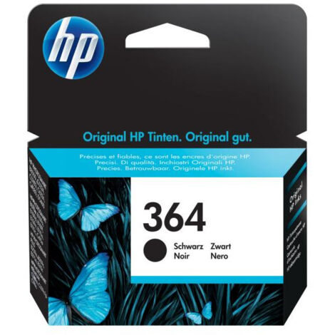 HP 364 cartouche d'encre noire authentique (CB316EE) pour HP DeskJet 3070A et HP Photosmart 5525/6525 (1/5)