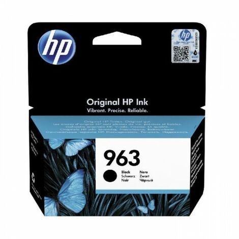 HP 963 Cartouche d'encre noire authentique (3JA26AE) pour HP OfficeJet Pro 9010 / 9020 series (1/5)